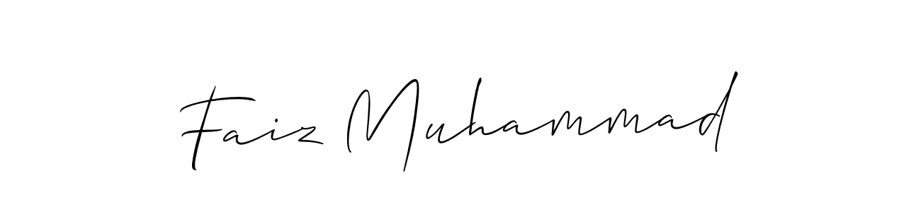 if you are searching for the best signature style for your name Faiz Muhammad. so please give up your signature search. here we have designed multiple signature styles  using Allison_Script. Faiz Muhammad signature style 2 images and pictures png