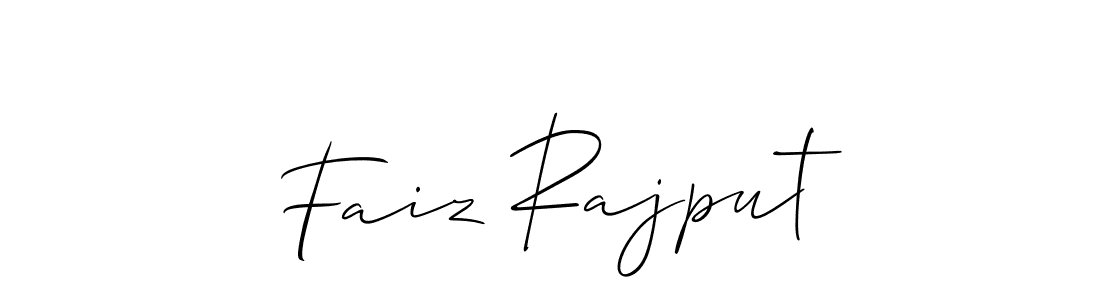 if you are searching for the best signature style for your name Faiz Rajput. so please give up your signature search. here we have designed multiple signature styles  using Allison_Script. Faiz Rajput signature style 2 images and pictures png
