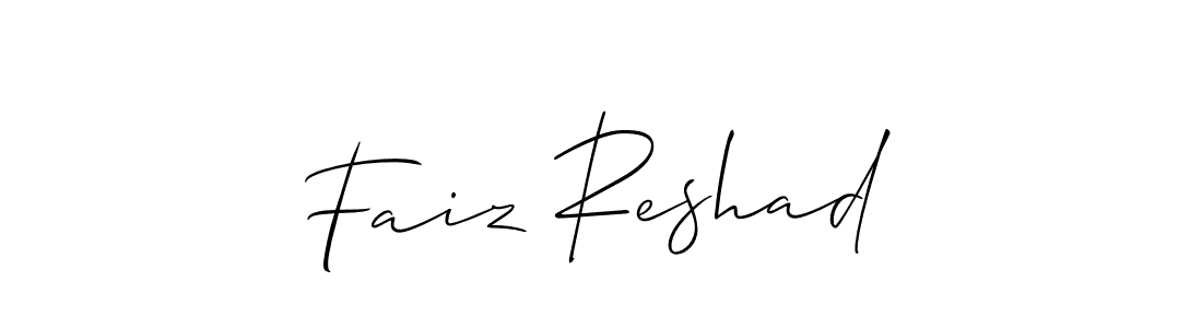 How to Draw Faiz Reshad signature style? Allison_Script is a latest design signature styles for name Faiz Reshad. Faiz Reshad signature style 2 images and pictures png