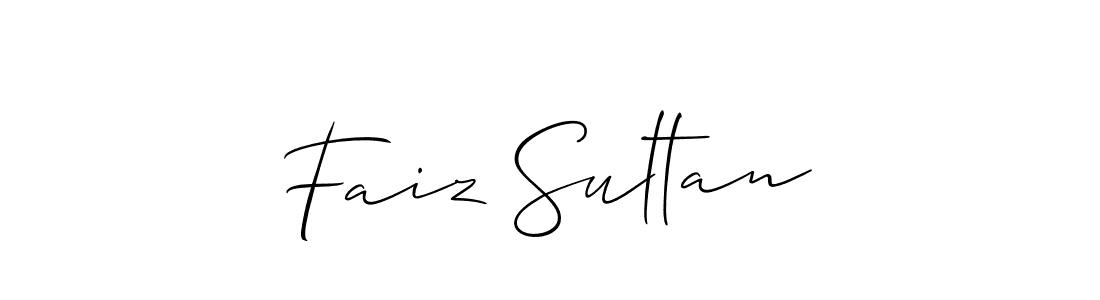 This is the best signature style for the Faiz Sultan name. Also you like these signature font (Allison_Script). Mix name signature. Faiz Sultan signature style 2 images and pictures png