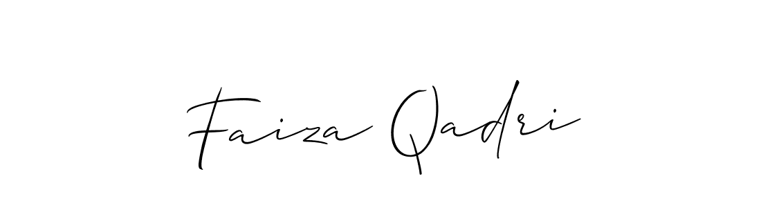 Make a short Faiza Qadri signature style. Manage your documents anywhere anytime using Allison_Script. Create and add eSignatures, submit forms, share and send files easily. Faiza Qadri signature style 2 images and pictures png