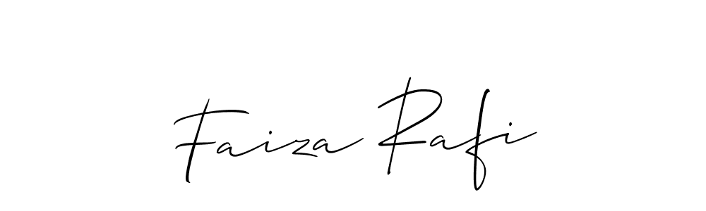 You should practise on your own different ways (Allison_Script) to write your name (Faiza Rafi) in signature. don't let someone else do it for you. Faiza Rafi signature style 2 images and pictures png