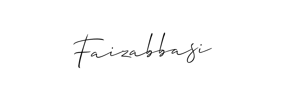 You should practise on your own different ways (Allison_Script) to write your name (Faizabbasi) in signature. don't let someone else do it for you. Faizabbasi signature style 2 images and pictures png