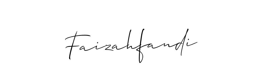 Faizahfandi stylish signature style. Best Handwritten Sign (Allison_Script) for my name. Handwritten Signature Collection Ideas for my name Faizahfandi. Faizahfandi signature style 2 images and pictures png