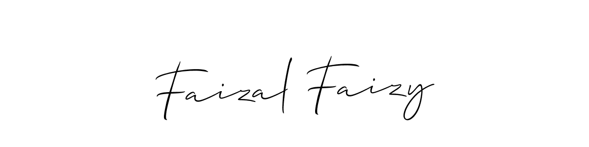 Faizal Faizy stylish signature style. Best Handwritten Sign (Allison_Script) for my name. Handwritten Signature Collection Ideas for my name Faizal Faizy. Faizal Faizy signature style 2 images and pictures png