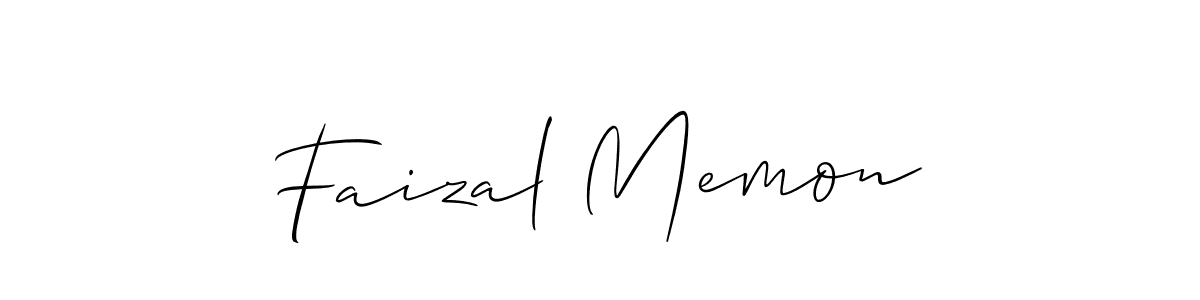 if you are searching for the best signature style for your name Faizal Memon. so please give up your signature search. here we have designed multiple signature styles  using Allison_Script. Faizal Memon signature style 2 images and pictures png