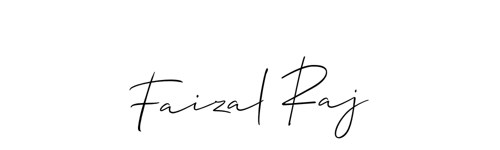 Faizal Raj stylish signature style. Best Handwritten Sign (Allison_Script) for my name. Handwritten Signature Collection Ideas for my name Faizal Raj. Faizal Raj signature style 2 images and pictures png