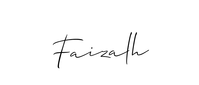 Best and Professional Signature Style for Faizalh. Allison_Script Best Signature Style Collection. Faizalh signature style 2 images and pictures png