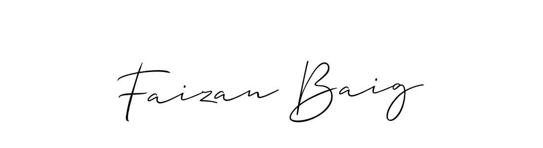 Once you've used our free online signature maker to create your best signature Allison_Script style, it's time to enjoy all of the benefits that Faizan Baig name signing documents. Faizan Baig signature style 2 images and pictures png