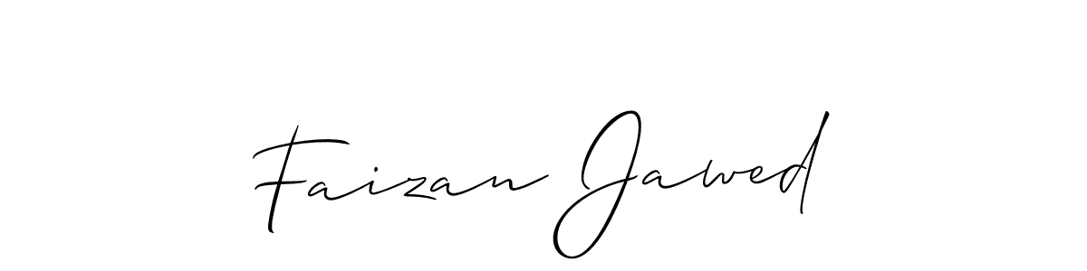 You should practise on your own different ways (Allison_Script) to write your name (Faizan Jawed) in signature. don't let someone else do it for you. Faizan Jawed signature style 2 images and pictures png