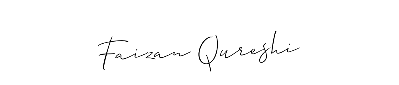 This is the best signature style for the Faizan Qureshi name. Also you like these signature font (Allison_Script). Mix name signature. Faizan Qureshi signature style 2 images and pictures png