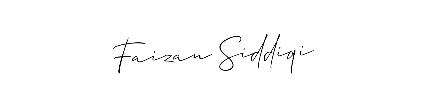 Also You can easily find your signature by using the search form. We will create Faizan Siddiqi name handwritten signature images for you free of cost using Allison_Script sign style. Faizan Siddiqi signature style 2 images and pictures png