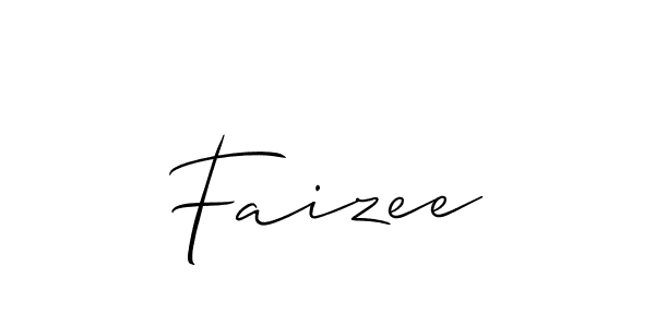 Allison_Script is a professional signature style that is perfect for those who want to add a touch of class to their signature. It is also a great choice for those who want to make their signature more unique. Get Faizee name to fancy signature for free. Faizee signature style 2 images and pictures png