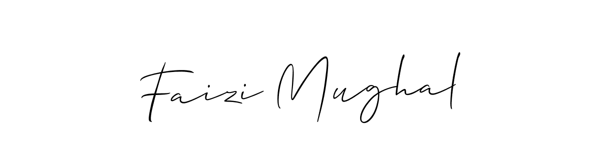 Allison_Script is a professional signature style that is perfect for those who want to add a touch of class to their signature. It is also a great choice for those who want to make their signature more unique. Get Faizi Mughal name to fancy signature for free. Faizi Mughal signature style 2 images and pictures png