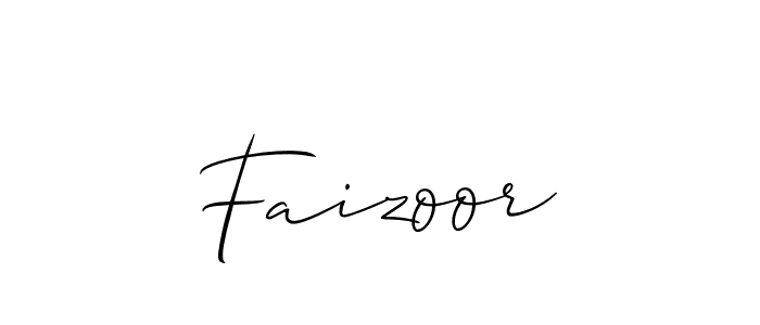 The best way (Allison_Script) to make a short signature is to pick only two or three words in your name. The name Faizoor include a total of six letters. For converting this name. Faizoor signature style 2 images and pictures png
