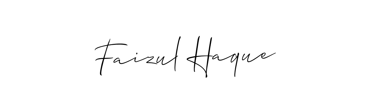 It looks lik you need a new signature style for name Faizul Haque. Design unique handwritten (Allison_Script) signature with our free signature maker in just a few clicks. Faizul Haque signature style 2 images and pictures png