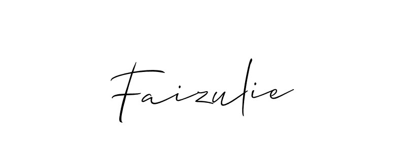 Here are the top 10 professional signature styles for the name Faizulie. These are the best autograph styles you can use for your name. Faizulie signature style 2 images and pictures png