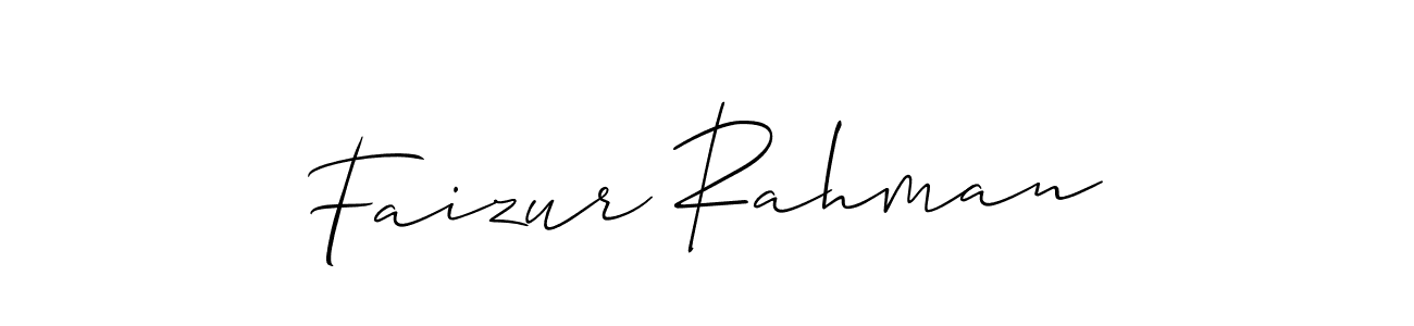 How to Draw Faizur Rahman signature style? Allison_Script is a latest design signature styles for name Faizur Rahman. Faizur Rahman signature style 2 images and pictures png