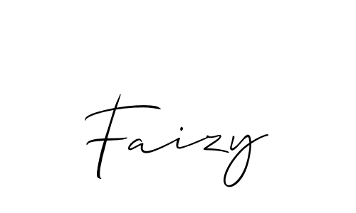 if you are searching for the best signature style for your name Faizy. so please give up your signature search. here we have designed multiple signature styles  using Allison_Script. Faizy signature style 2 images and pictures png
