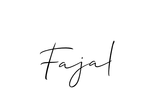 It looks lik you need a new signature style for name Fajal. Design unique handwritten (Allison_Script) signature with our free signature maker in just a few clicks. Fajal signature style 2 images and pictures png