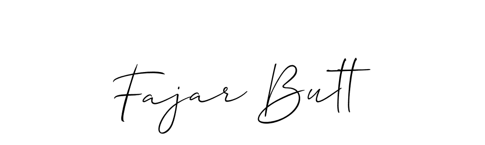 Also You can easily find your signature by using the search form. We will create Fajar Butt name handwritten signature images for you free of cost using Allison_Script sign style. Fajar Butt signature style 2 images and pictures png