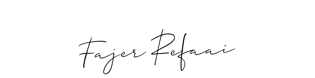 This is the best signature style for the Fajer Refaai name. Also you like these signature font (Allison_Script). Mix name signature. Fajer Refaai signature style 2 images and pictures png