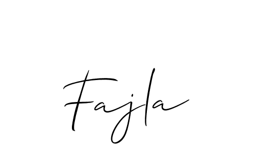 How to make Fajla name signature. Use Allison_Script style for creating short signs online. This is the latest handwritten sign. Fajla signature style 2 images and pictures png