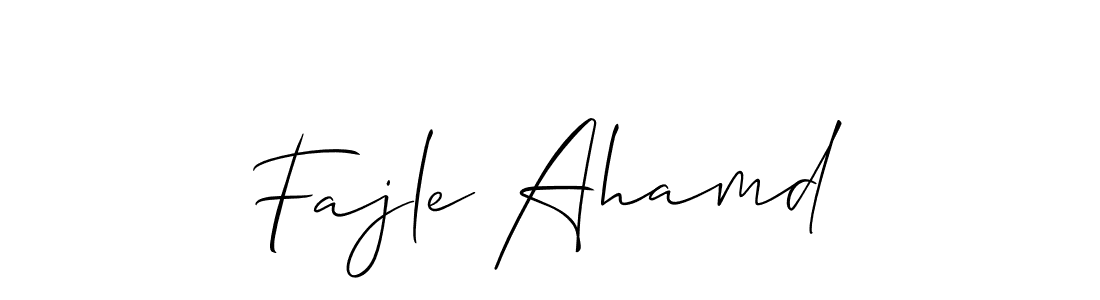 Also You can easily find your signature by using the search form. We will create Fajle Ahamd name handwritten signature images for you free of cost using Allison_Script sign style. Fajle Ahamd signature style 2 images and pictures png