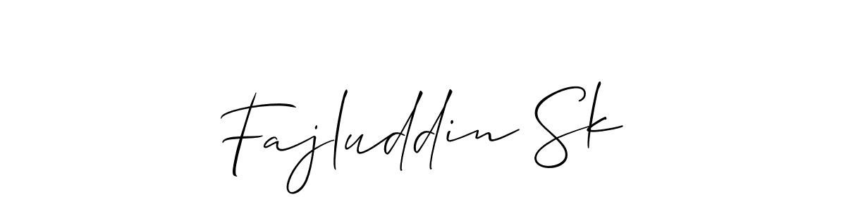 Allison_Script is a professional signature style that is perfect for those who want to add a touch of class to their signature. It is also a great choice for those who want to make their signature more unique. Get Fajluddin Sk name to fancy signature for free. Fajluddin Sk signature style 2 images and pictures png