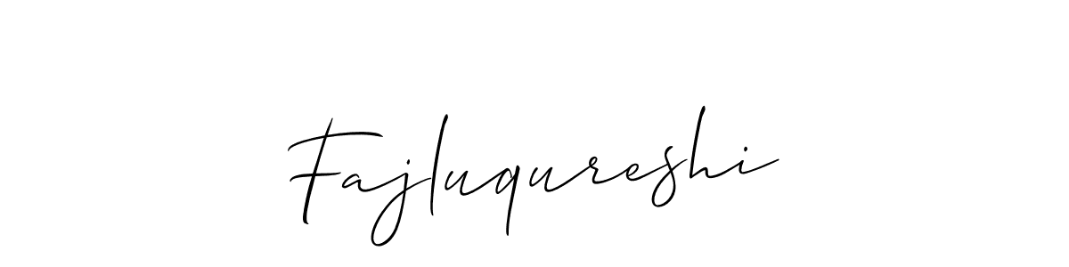 How to Draw Fajluqureshi signature style? Allison_Script is a latest design signature styles for name Fajluqureshi. Fajluqureshi signature style 2 images and pictures png