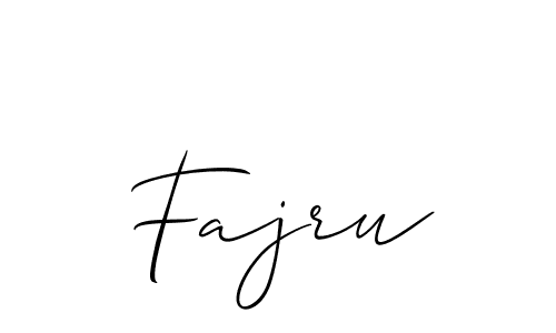 Also You can easily find your signature by using the search form. We will create Fajru name handwritten signature images for you free of cost using Allison_Script sign style. Fajru signature style 2 images and pictures png