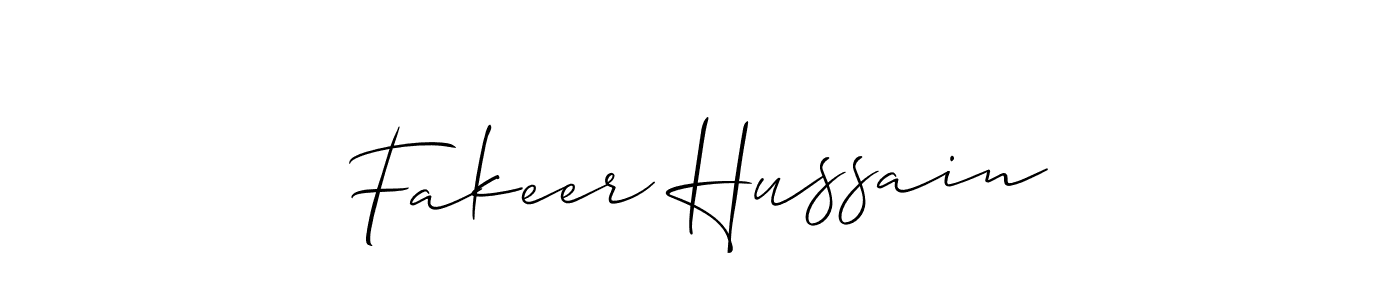 You can use this online signature creator to create a handwritten signature for the name Fakeer Hussain. This is the best online autograph maker. Fakeer Hussain signature style 2 images and pictures png