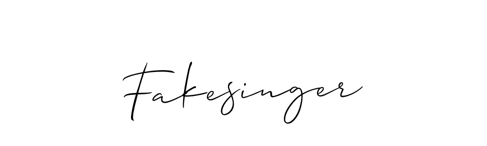 The best way (Allison_Script) to make a short signature is to pick only two or three words in your name. The name Fakesinger include a total of six letters. For converting this name. Fakesinger signature style 2 images and pictures png