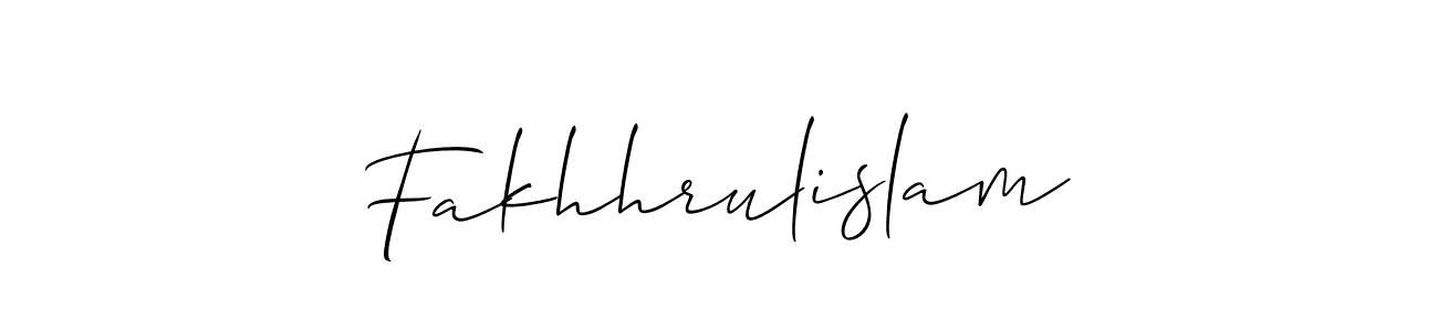 The best way (Allison_Script) to make a short signature is to pick only two or three words in your name. The name Fakhhrulislam include a total of six letters. For converting this name. Fakhhrulislam signature style 2 images and pictures png