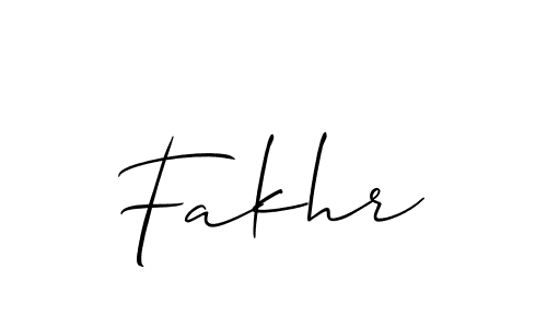 It looks lik you need a new signature style for name Fakhr. Design unique handwritten (Allison_Script) signature with our free signature maker in just a few clicks. Fakhr signature style 2 images and pictures png