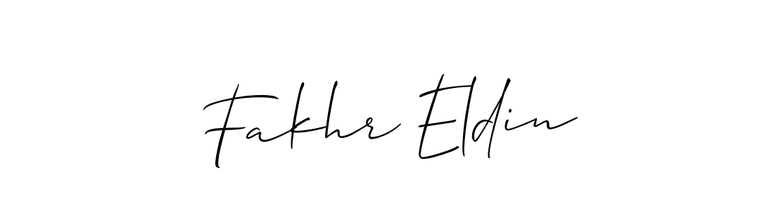 Make a beautiful signature design for name Fakhr Eldin. Use this online signature maker to create a handwritten signature for free. Fakhr Eldin signature style 2 images and pictures png