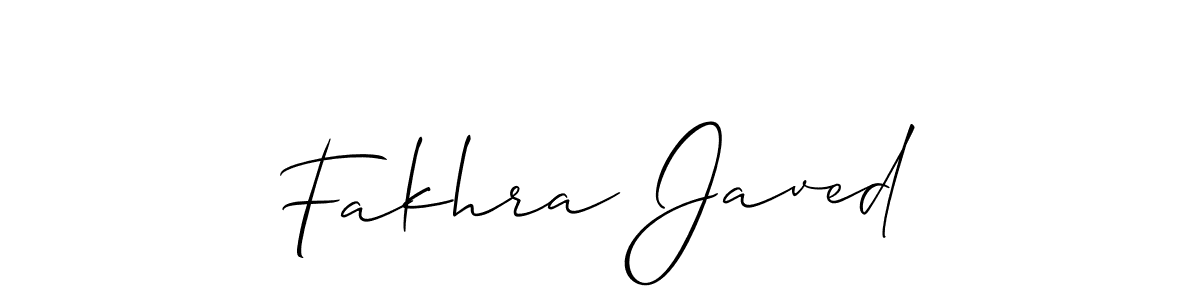 This is the best signature style for the Fakhra Javed name. Also you like these signature font (Allison_Script). Mix name signature. Fakhra Javed signature style 2 images and pictures png