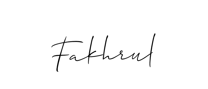 Once you've used our free online signature maker to create your best signature Allison_Script style, it's time to enjoy all of the benefits that Fakhrul name signing documents. Fakhrul signature style 2 images and pictures png
