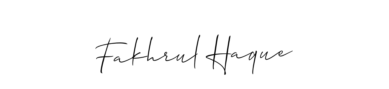 if you are searching for the best signature style for your name Fakhrul Haque. so please give up your signature search. here we have designed multiple signature styles  using Allison_Script. Fakhrul Haque signature style 2 images and pictures png