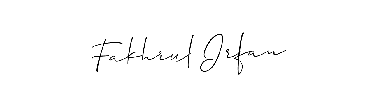 Make a beautiful signature design for name Fakhrul Irfan. Use this online signature maker to create a handwritten signature for free. Fakhrul Irfan signature style 2 images and pictures png