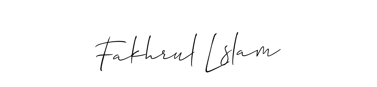 Make a beautiful signature design for name Fakhrul Lslam. Use this online signature maker to create a handwritten signature for free. Fakhrul Lslam signature style 2 images and pictures png