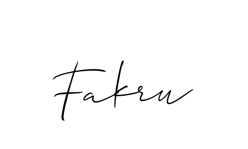 How to make Fakru name signature. Use Allison_Script style for creating short signs online. This is the latest handwritten sign. Fakru signature style 2 images and pictures png