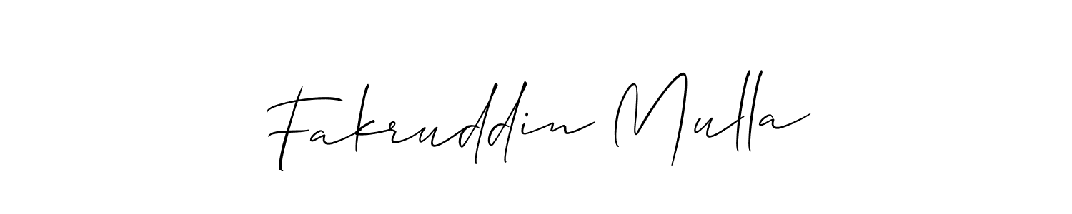 Make a short Fakruddin Mulla signature style. Manage your documents anywhere anytime using Allison_Script. Create and add eSignatures, submit forms, share and send files easily. Fakruddin Mulla signature style 2 images and pictures png