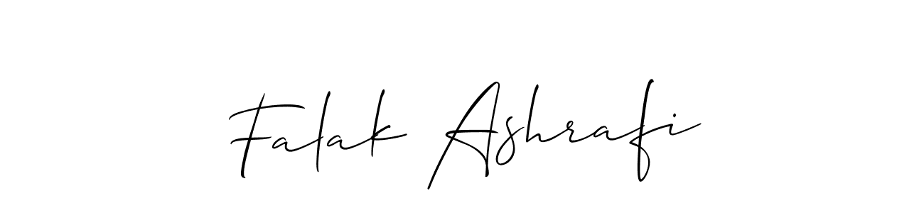 if you are searching for the best signature style for your name Falak Ashrafi. so please give up your signature search. here we have designed multiple signature styles  using Allison_Script. Falak Ashrafi signature style 2 images and pictures png