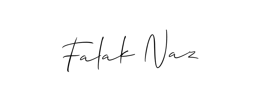 Also You can easily find your signature by using the search form. We will create Falak Naz name handwritten signature images for you free of cost using Allison_Script sign style. Falak Naz signature style 2 images and pictures png