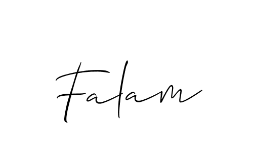 Similarly Allison_Script is the best handwritten signature design. Signature creator online .You can use it as an online autograph creator for name Falam. Falam signature style 2 images and pictures png