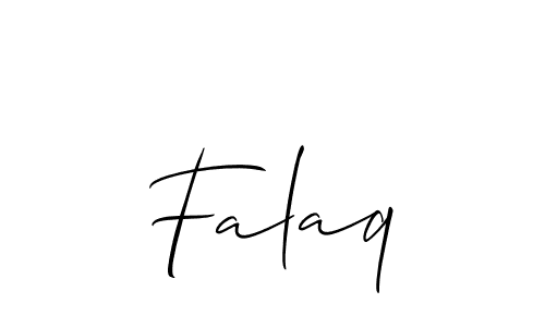 Make a beautiful signature design for name Falaq. Use this online signature maker to create a handwritten signature for free. Falaq signature style 2 images and pictures png