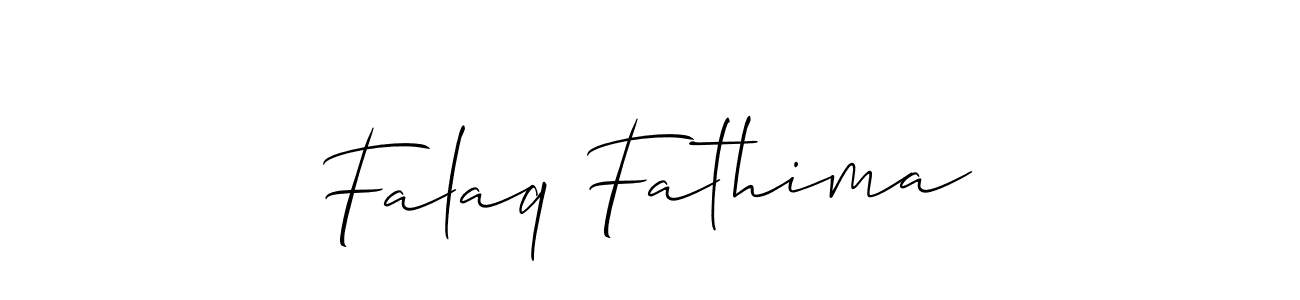 See photos of Falaq Fathima official signature by Spectra . Check more albums & portfolios. Read reviews & check more about Allison_Script font. Falaq Fathima signature style 2 images and pictures png
