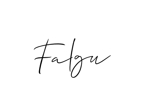 if you are searching for the best signature style for your name Falgu. so please give up your signature search. here we have designed multiple signature styles  using Allison_Script. Falgu signature style 2 images and pictures png
