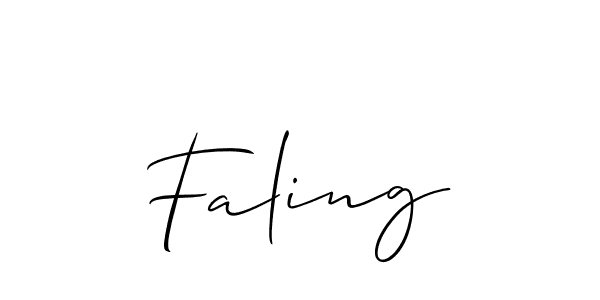 You can use this online signature creator to create a handwritten signature for the name Faling. This is the best online autograph maker. Faling signature style 2 images and pictures png